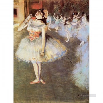 Edgar Degas Painting - La estrella del ballet impresionista Edgar Degas